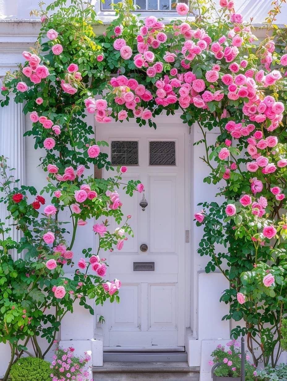 Climbing Rose Seeds - 100 Cream Mix Flowers -5