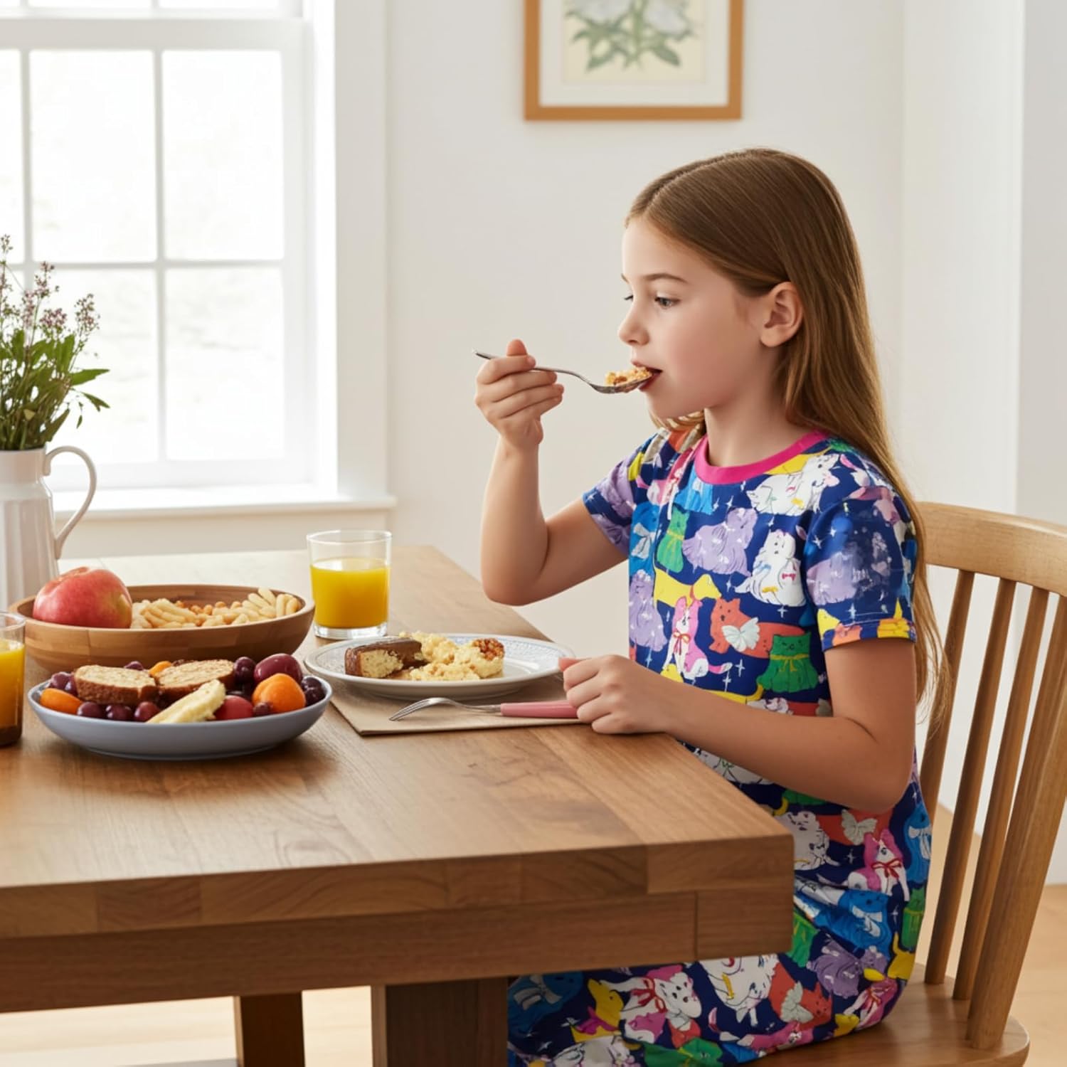 PATPAT Bamboo Viscose Pajamas Sets for Boys Girls Kids Toddler, 3 Pack Shorts & Pants Sleepers, Ultra-soft Snug Fit Pjs 2-12Y - Image 3