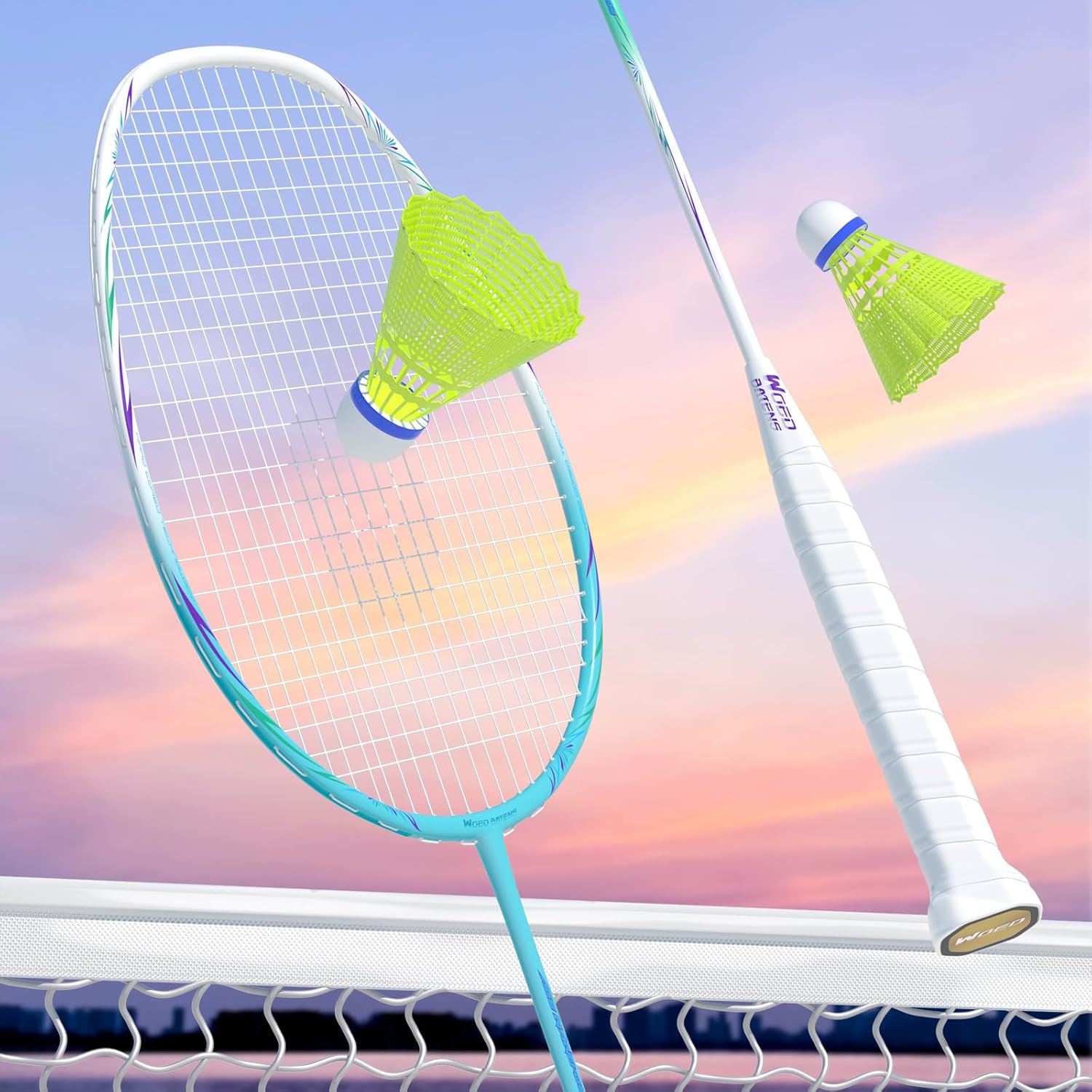 Professional Carbon Fiber Badminton Rackets Badminton Racquet for Backyards Gym