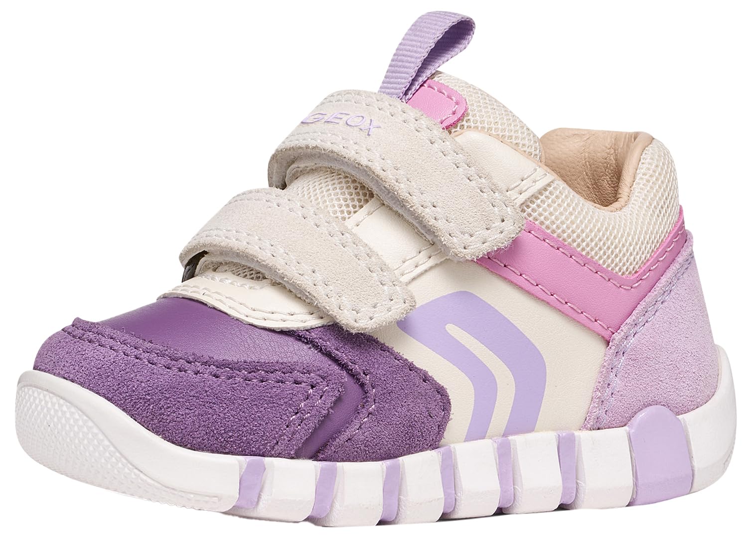 Geox Baby Girl B IUPIDOO Girl C First Steps LT Ivory/Prune 26_EU