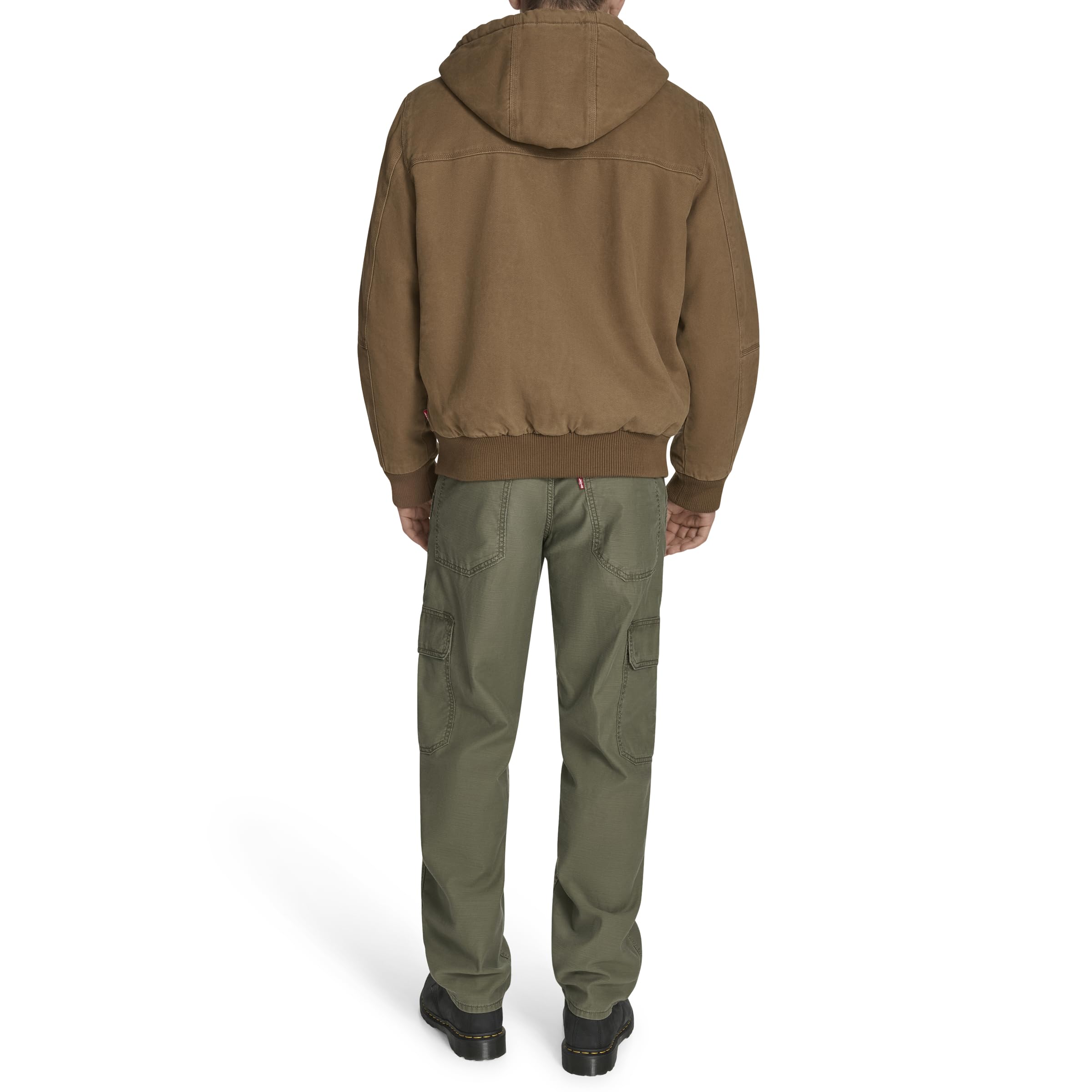 Levi's Herren Sherpa-kapuzenjacke aus Gewaschener Baumwolle Jeansjacke