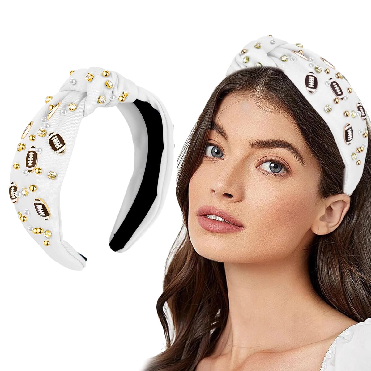 PALAY® Chic Headband for Women Embellished Baroque Rhinestone Headband Wide Headband Elegant Hair Accessories Headpiece Fashion Women Headband (B0CS6LLL1T) Amazon Price History, Amazon Price Tracker