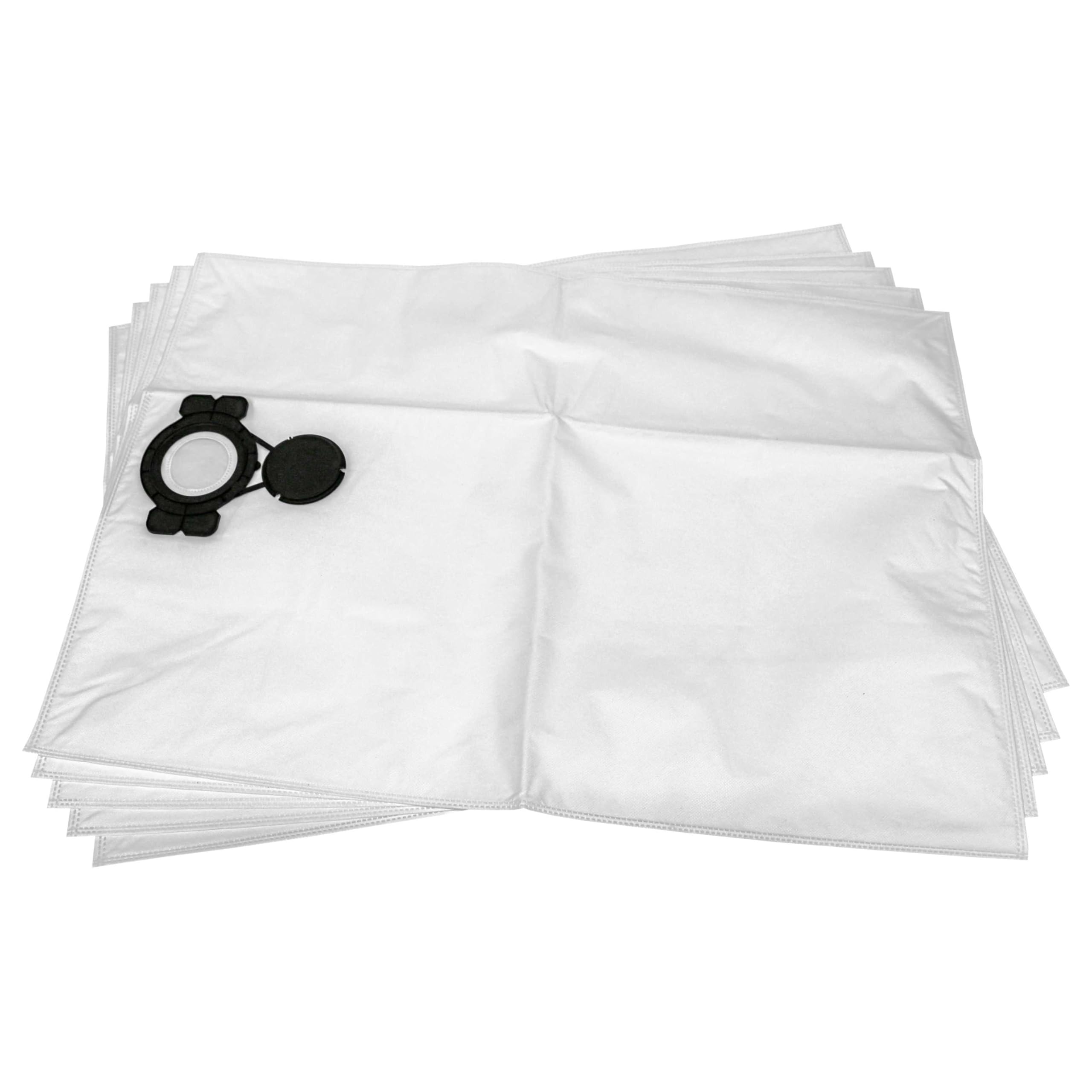 vhbw 20x Staubbeutel kompatibel mit Milwaukee AS 30 MAC | AS 42 MAC, AS 30 LAC Staubsauger - Vlies, 30l Füllvolumen, 74cm x 51cm Weiß