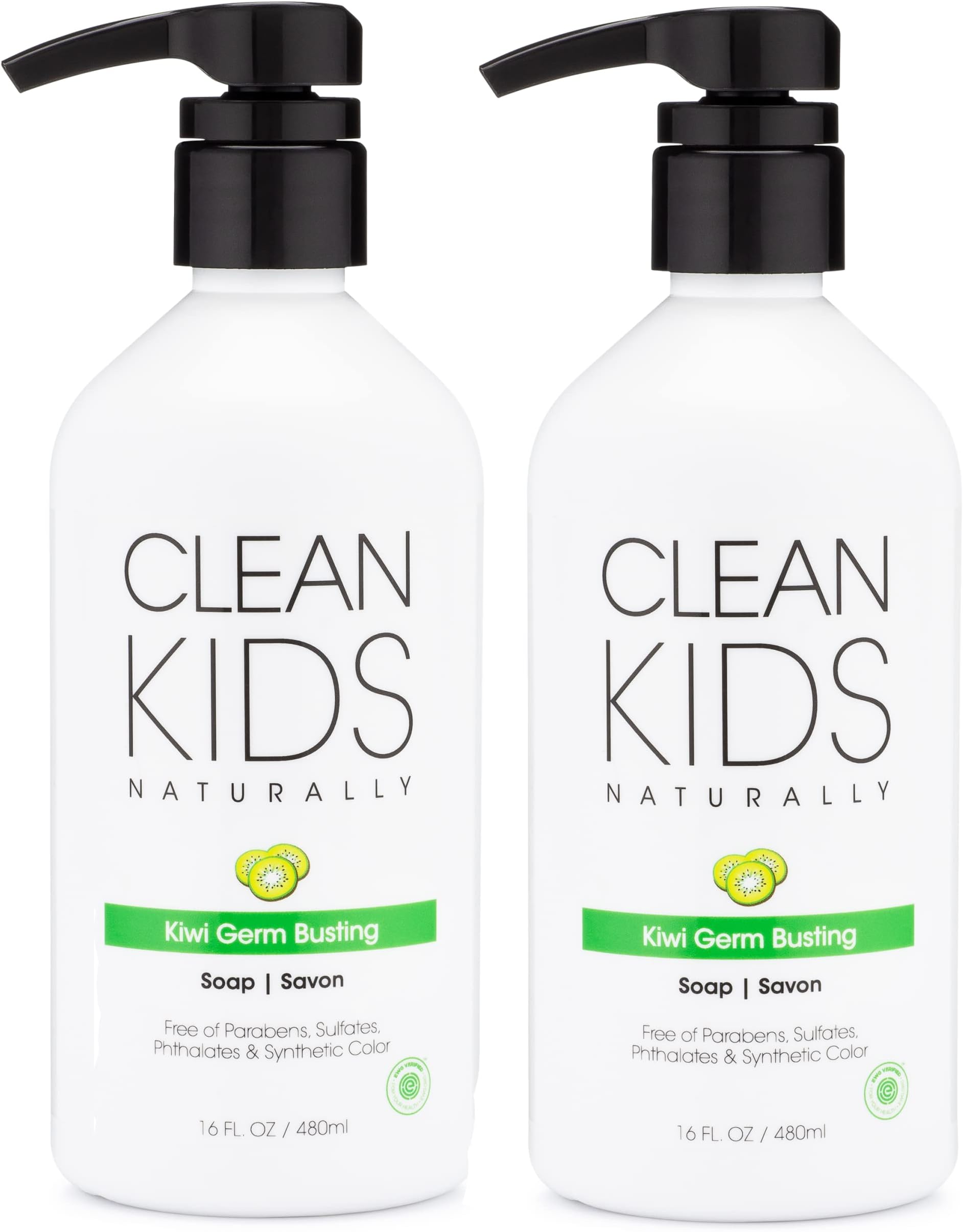 Gabriel Cosmetics Clean Kids Naturally Kiwi Soap, 16 oz (2)