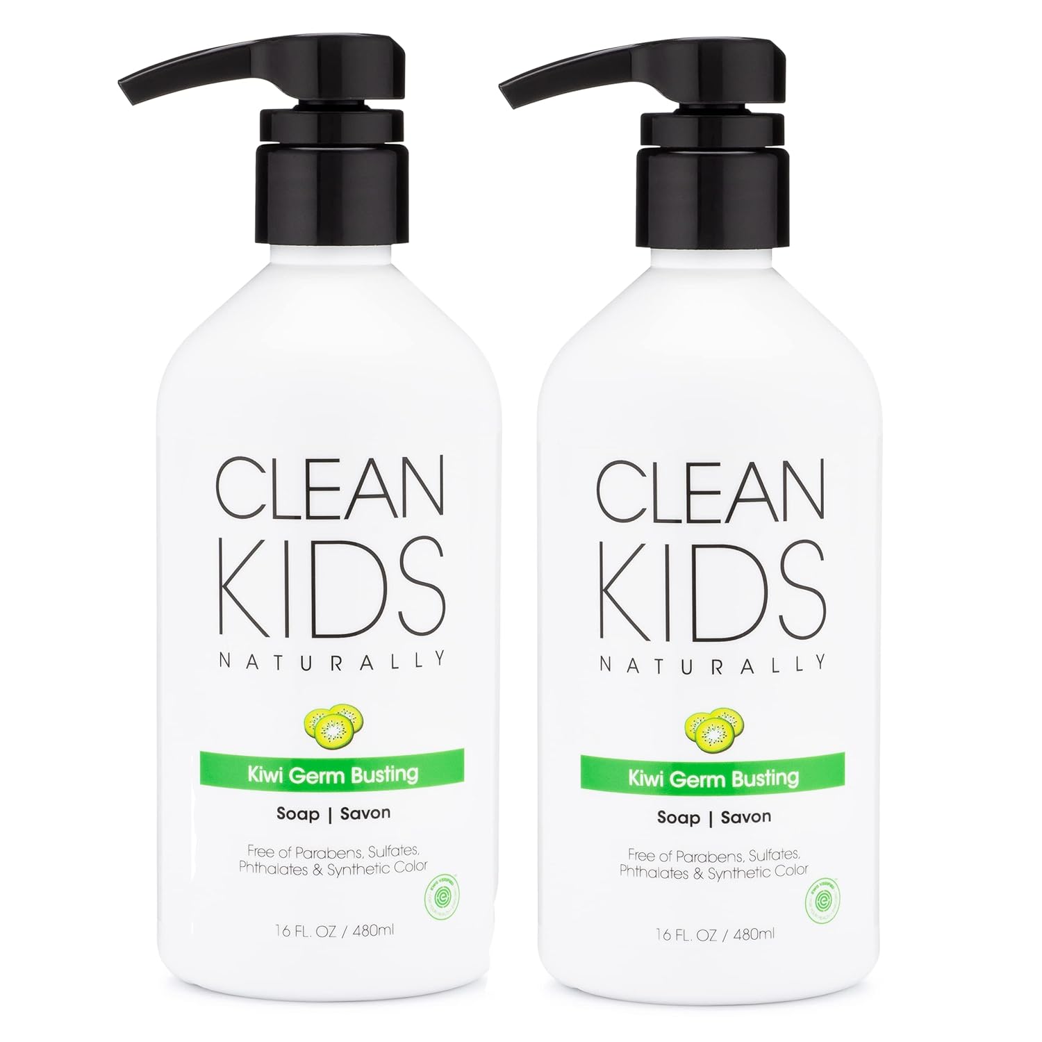 Gabriel Cosmetics Clean Kids Naturally Kiwi Soap, 16 oz (2)