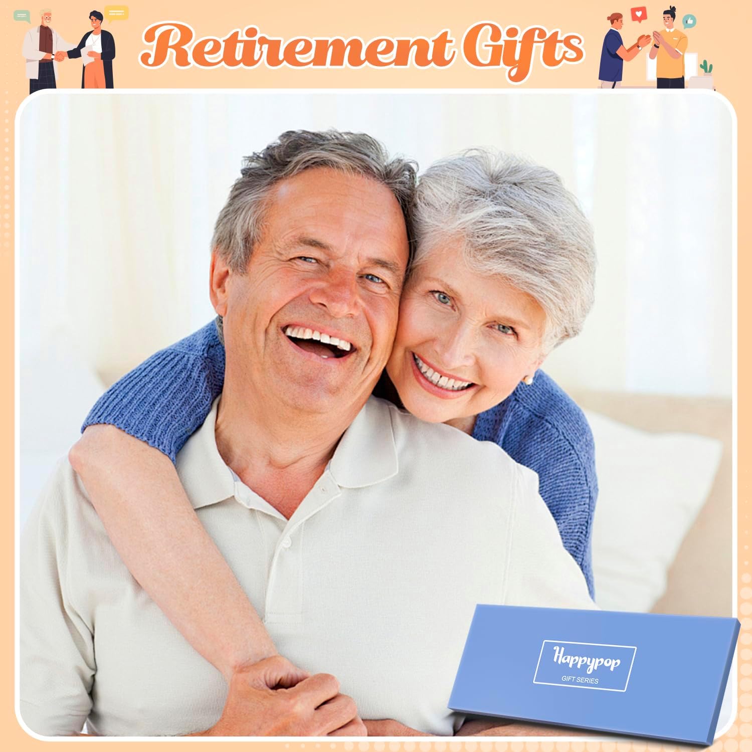 HAPPYPOP Retirement Gifts for Women Men - Retired Socks for Mom Dad Retirement Socks - Image 7