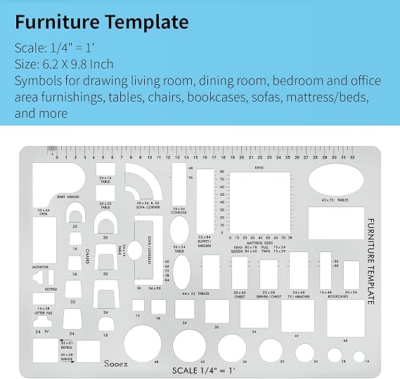 Sooez Architectural Templates, House Plan Template