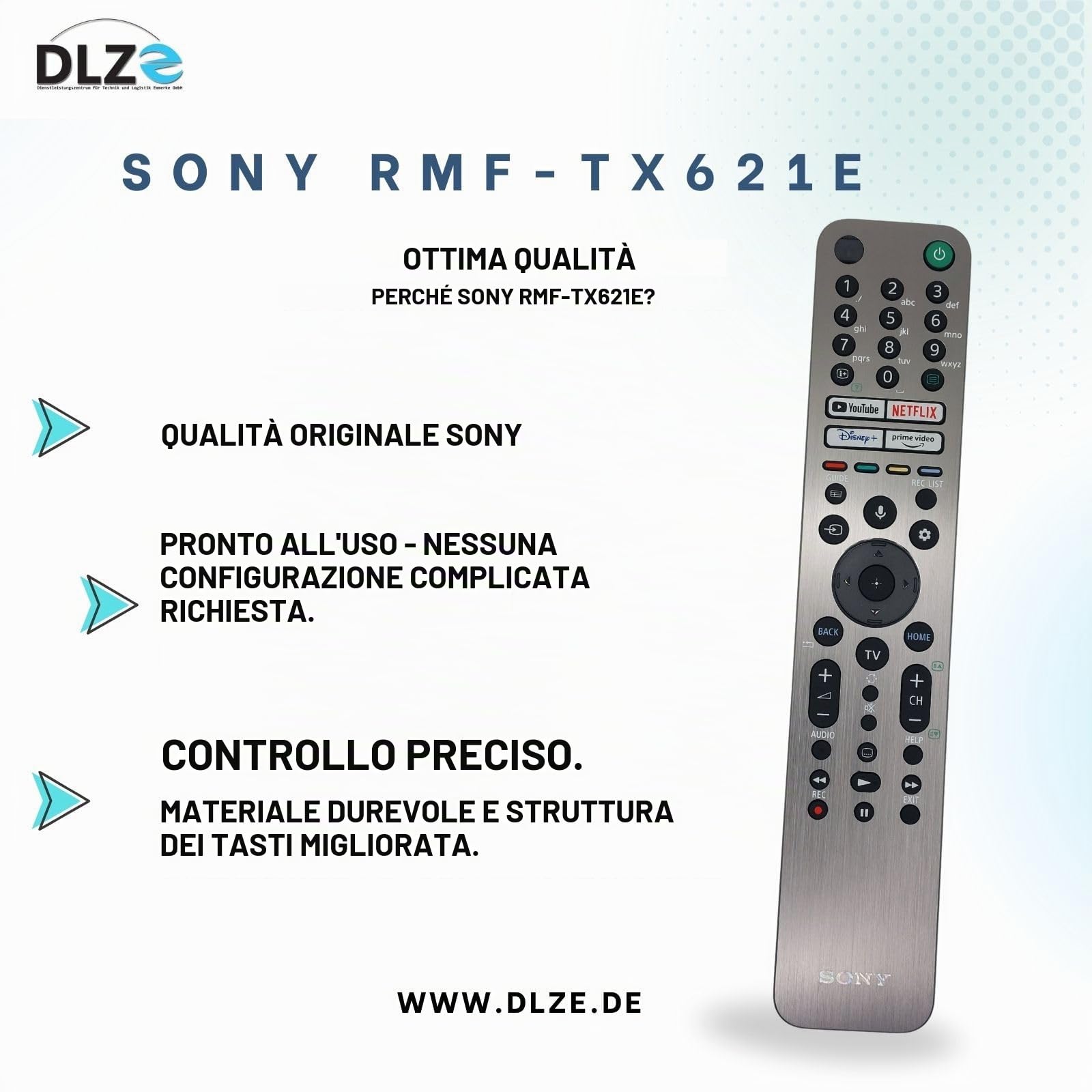 SONY telecomando originale RMF-TX621E, 100994912, VOICE