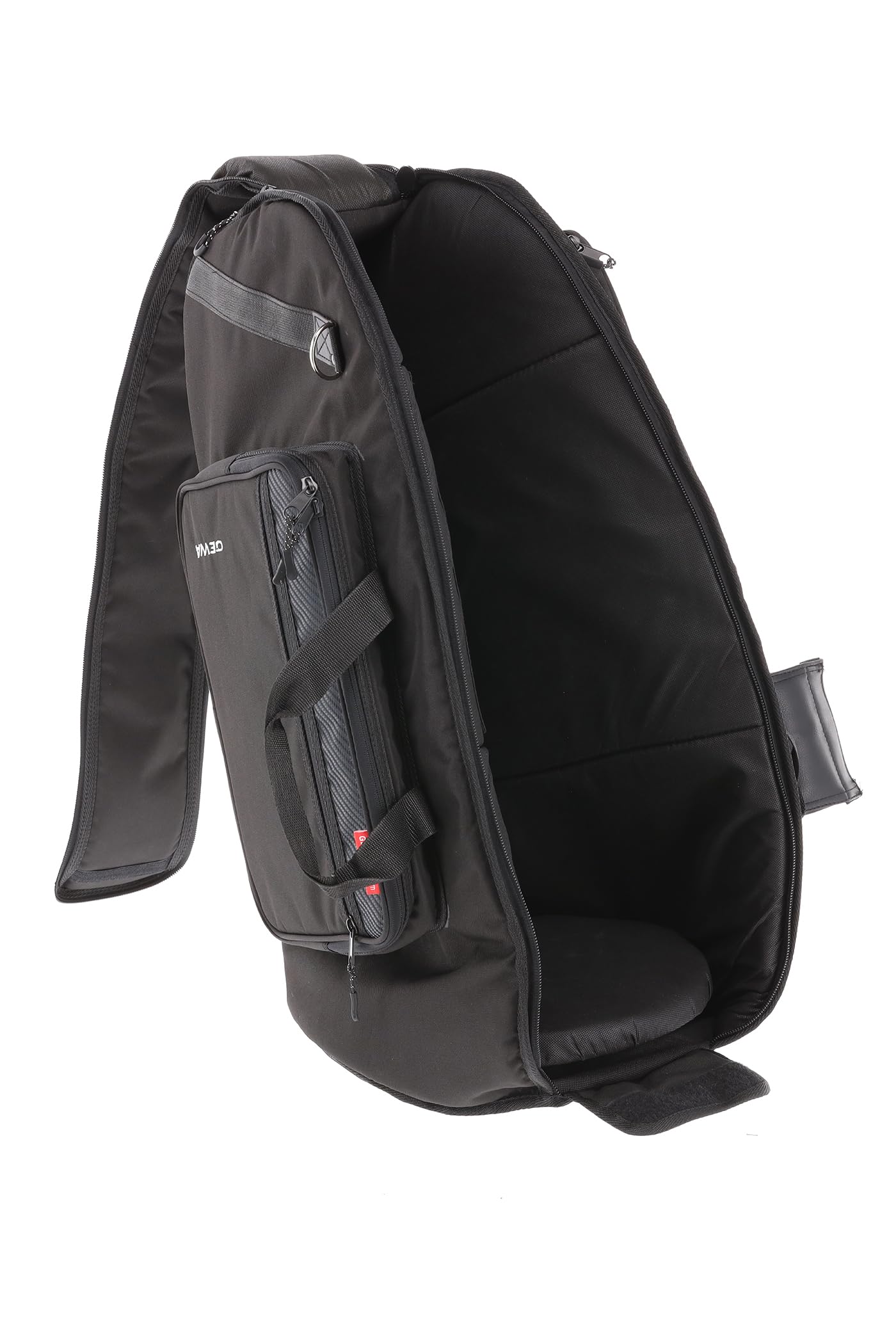 GEWA sac de transport Premium pour euphonium - Cordura 600 Denier - Résistant à la déchirure et à l'eau - Rembourrage de 30 mm - Renfort en contreplaqué pour pavillon - Noir