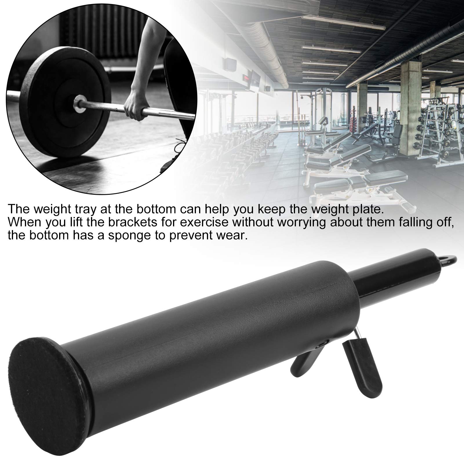 OUKENS Langhantelscheiben-Stützstange, Heimwerker-Zubehör für Fitnessgeräte, Gewichtheben, Ladestift, Langhantelscheibe, Ladestift für das Fitnessstudio zu Hause