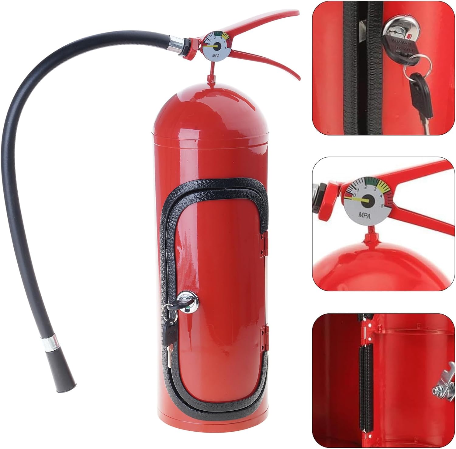 Stylish Extinguishers Look Wine Case Ideal for Collectors and Enthusiasts Champagne Liquor Holder Home Decoration Decorative Wine Box