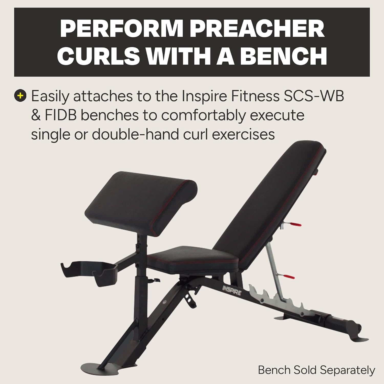 Versátil Preacher Curl Attachment para Bancos SCS y Guatemala Ubuy