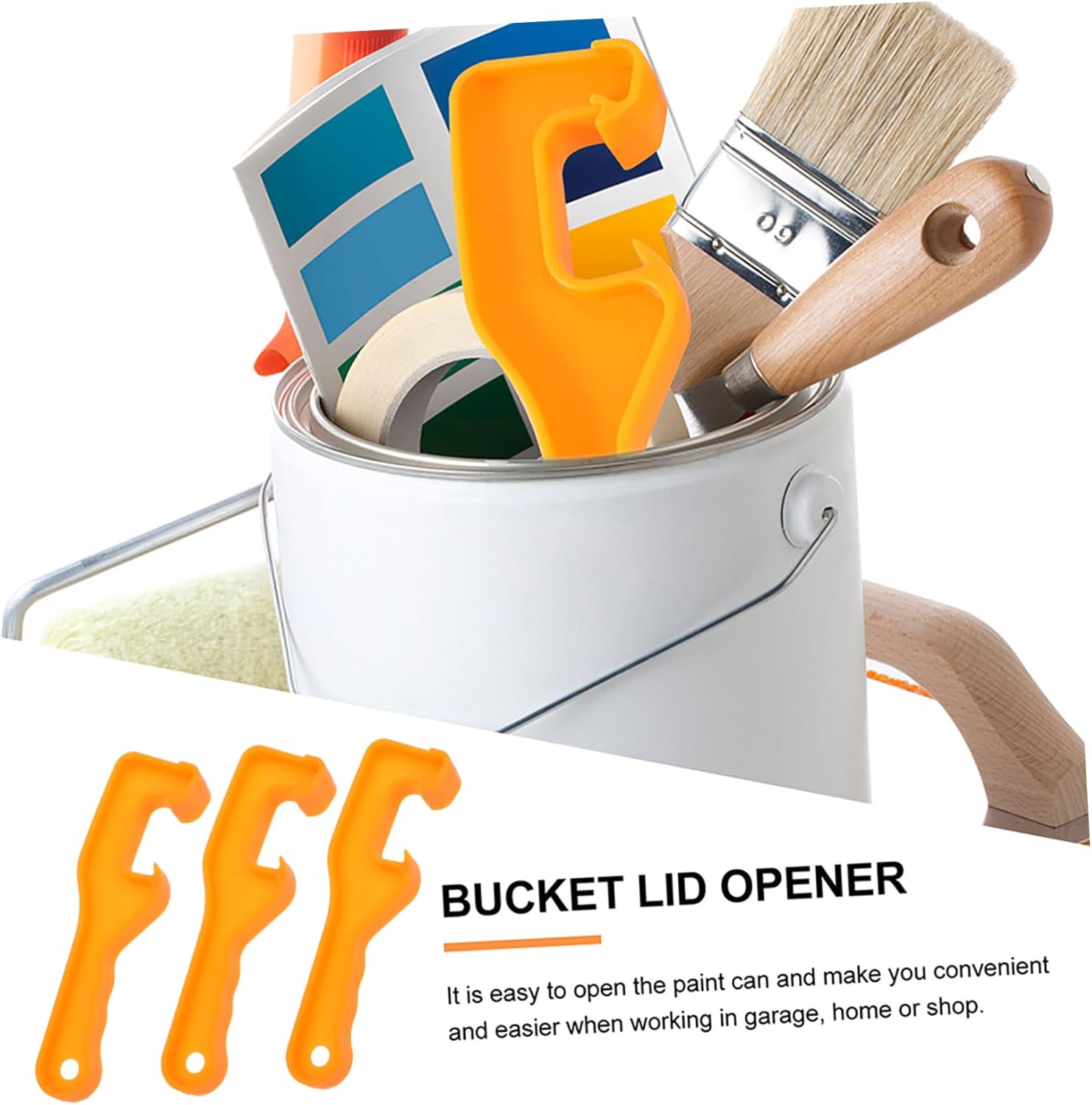 10pcs High Grade Plastic Barrel Opener Can Lid Opener for Bucket Oil Barrel Can Lid Remover
