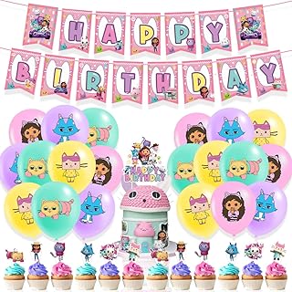 Theme birthday decoration, decoration theme party, theme party balloons, banner, pattern balloons, cake topper, latex ball...