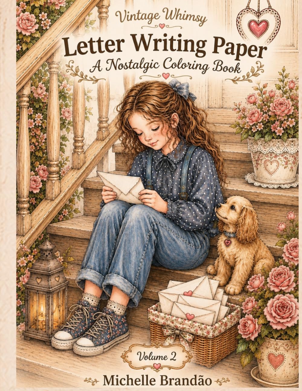 Vintage Whimsy – Letter Writing Paper Volume 2: A Nostalgic Coloring Book Inspired by the Vintage Stationery of the 80s and 90s