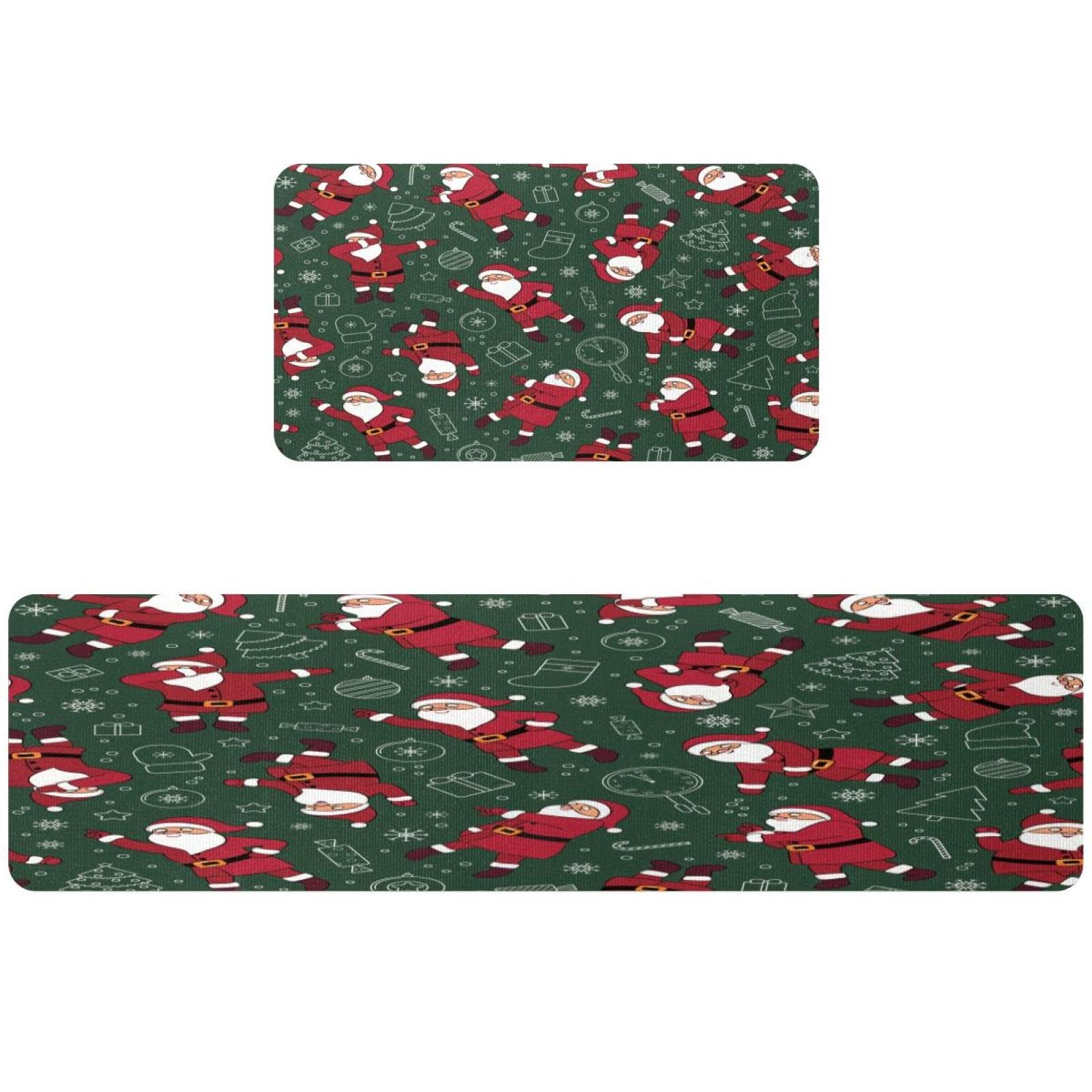 Alfombrillas de cocina Papá Noel alfombra antideslizante VAPOKF