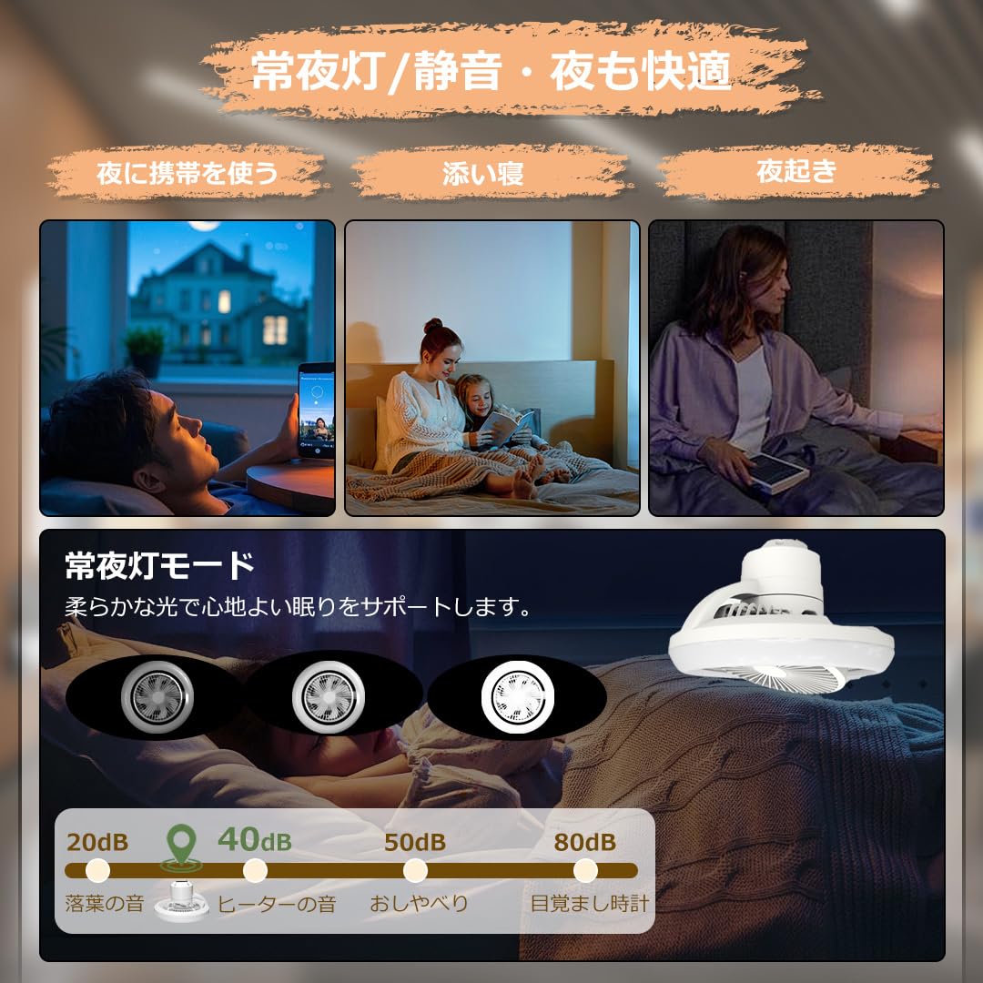 【Alexa・Google 対応】シーリングファンライト LED 首振り Alexa・Google Home対応 シーリングファンライト LED 調光調色 6畳 8畳
