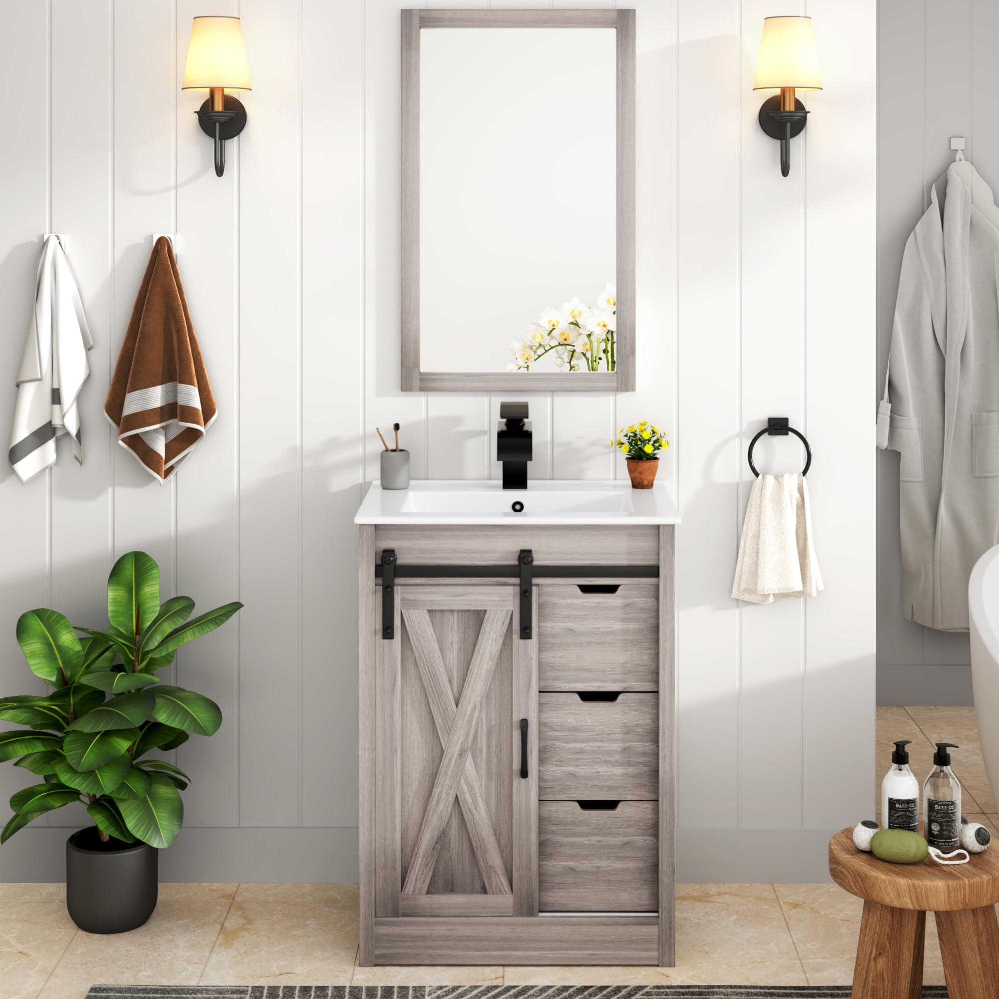 Farmhouse Bathroom Vanity