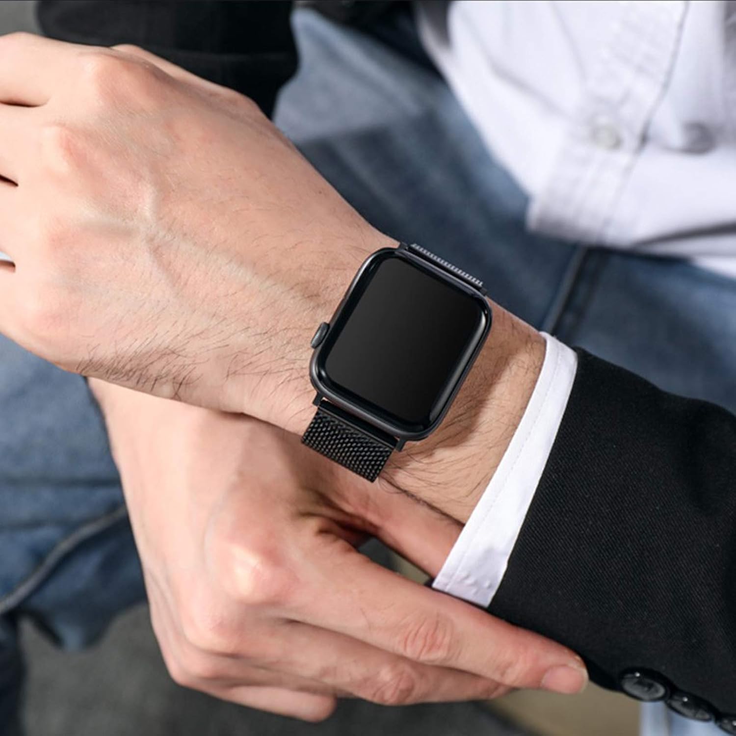 Gеt Chеар Prісе 2 Pack Bands Compatible with Apple Watch Band 38mm 40mm 42mm 44mm with Case Women Men,Stainless Steel Mesh Sport Replacement Wristband Strap with Protective Case for iWatch Series 6/5/4/3/2/1/SE Gеt Chеар Prісе 2 Pack Bands Compatible with Apple Watch Band 38mm 40mm 42mm 44mm with Case Women Men,Stainless Steel Mesh Sport Replacement Wristband Strap with Protective Case for iWatch Series 6/5/4/3/2/1/SE