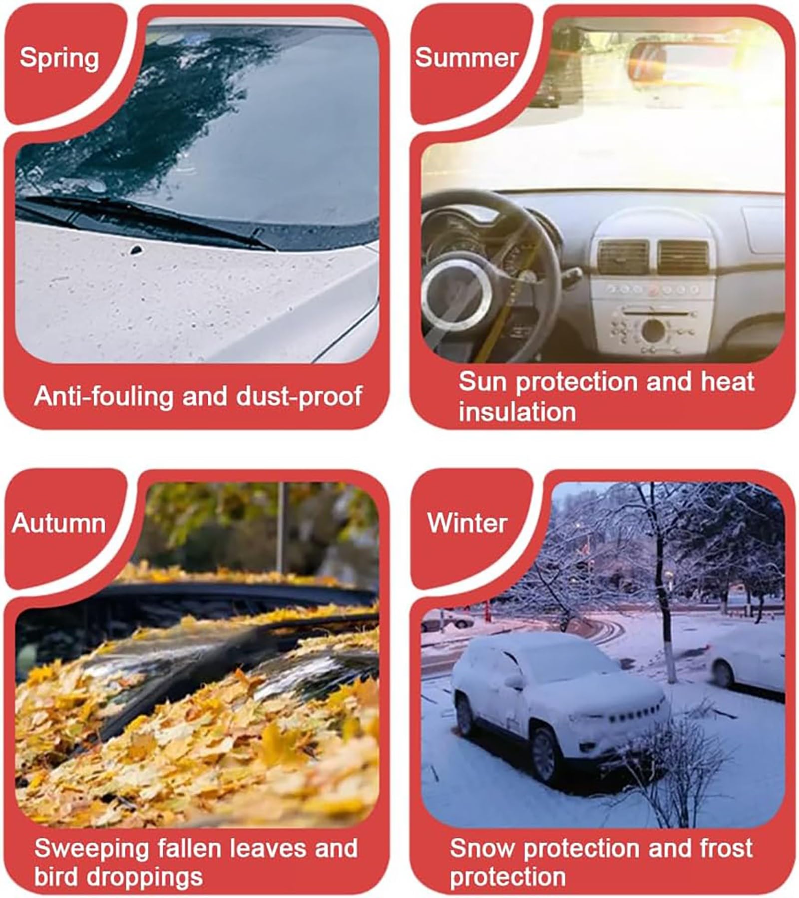 Pokrowiec na przednią szybę samochodu do Mitsubishi ASX/Eclipse/Lancer/Outlander, ochraniacz przedniej szyby, składany, magnetyczny, na każdą pogodę, kurz, wodę, śnieg, lód, mróz, czarny