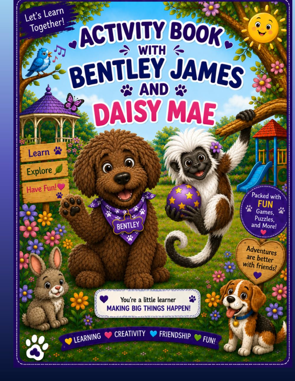 Activity Book with Bentley James and Daisy Mae