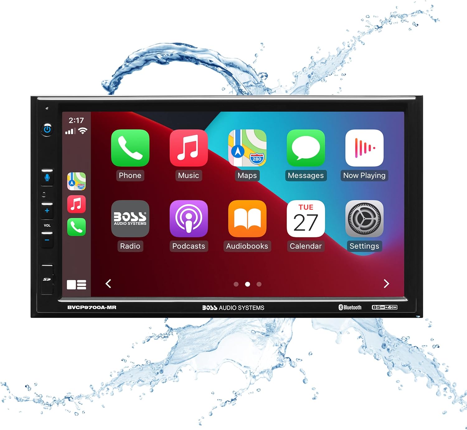 BOSS Audio Systems BVCP9700AMR Marine Boat Stereo Sound System Apple