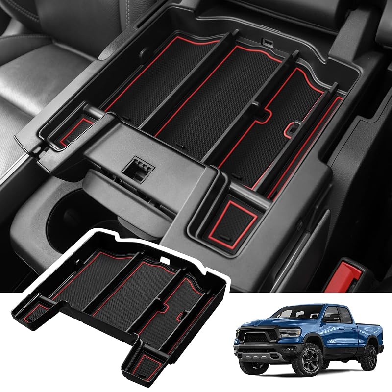 Organizador de Console Central para Dodge RAM 1500, 2500 e 3500 2019–2026 Motrobe