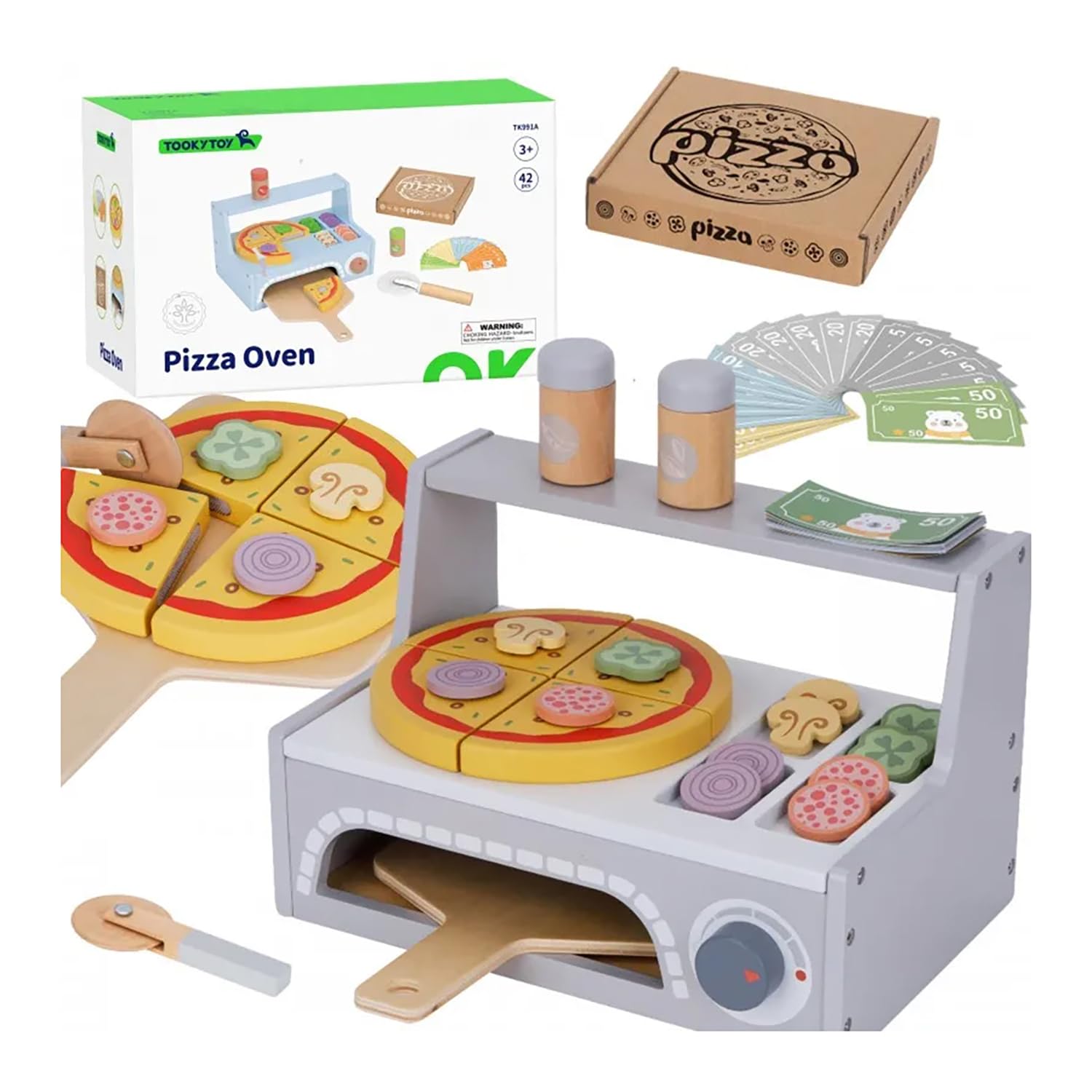 TookyToy Pizza Oven Toy Set : Amazon.co.za: Toys & Games