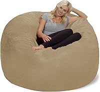 Vista 18 de Chill Sack Funda para silla puf, 5 pies, Ultrafur - Carbón