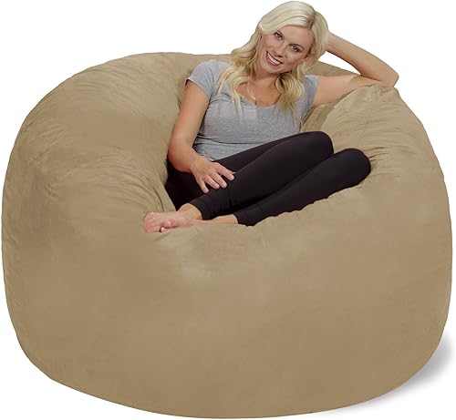 Miniatura 41 de Chill Sack - Funda para puf Microgamuza - Carbón - Solo funda,Microsuede - Chocolate - Solo funda,Microsuede - Azul marino - Solo funda,Guijarro -