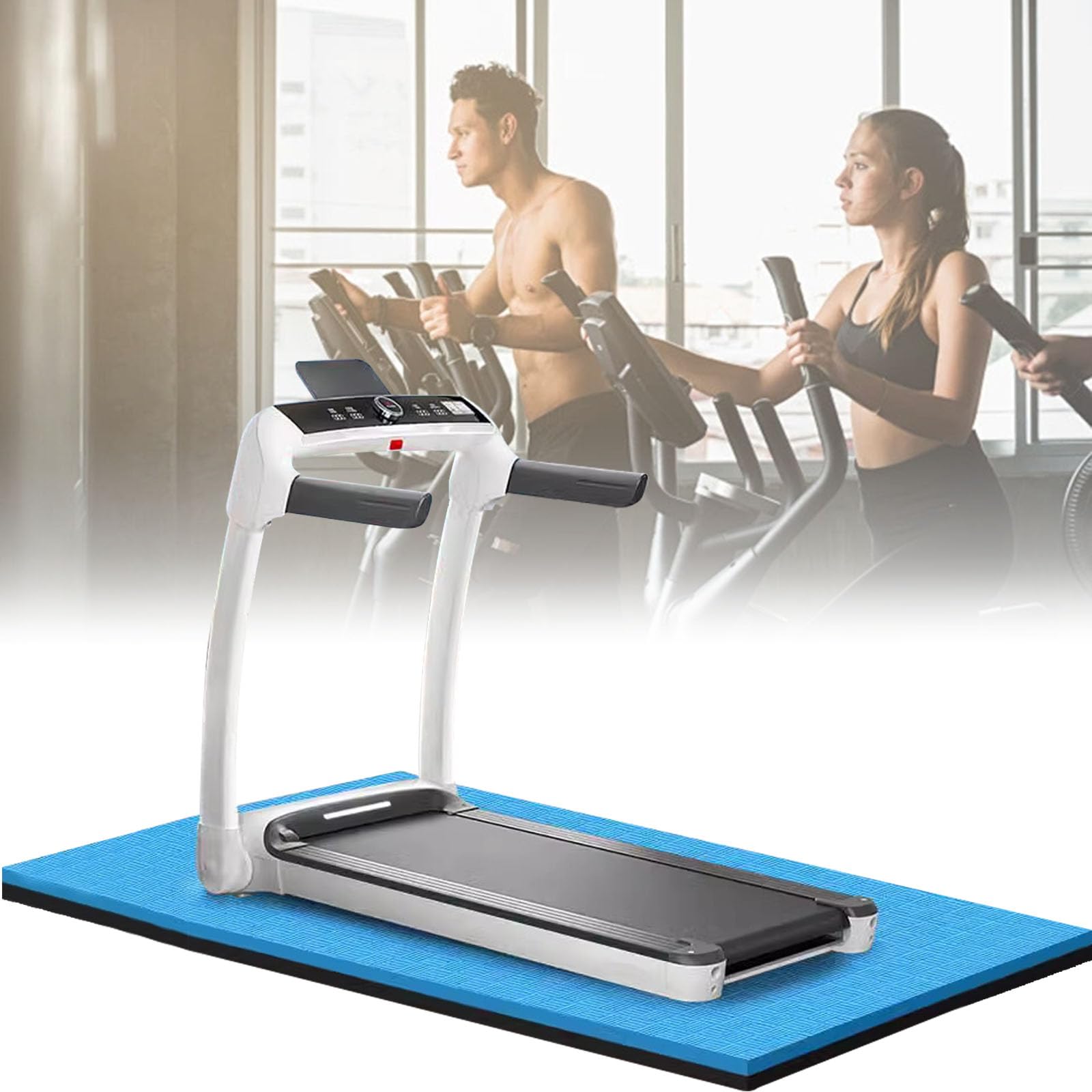 Exercise Bike Mat s, Treadmill Soundproof And Shock Absorbing Pad