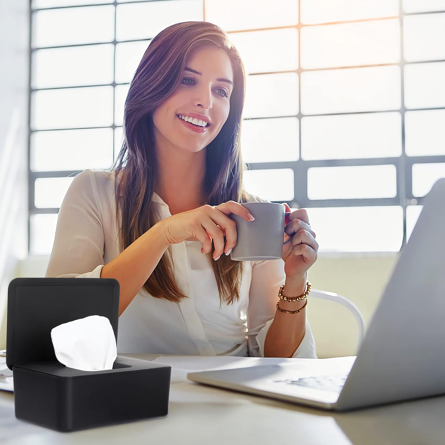 NOVWANG Wipes Dispenser, Baby Wipe Holder, Keeps Wipes Fresh, Refillable Wipe Container Baby Wipes Case for Bathroom Wipes Pouch Case, Black : Baby