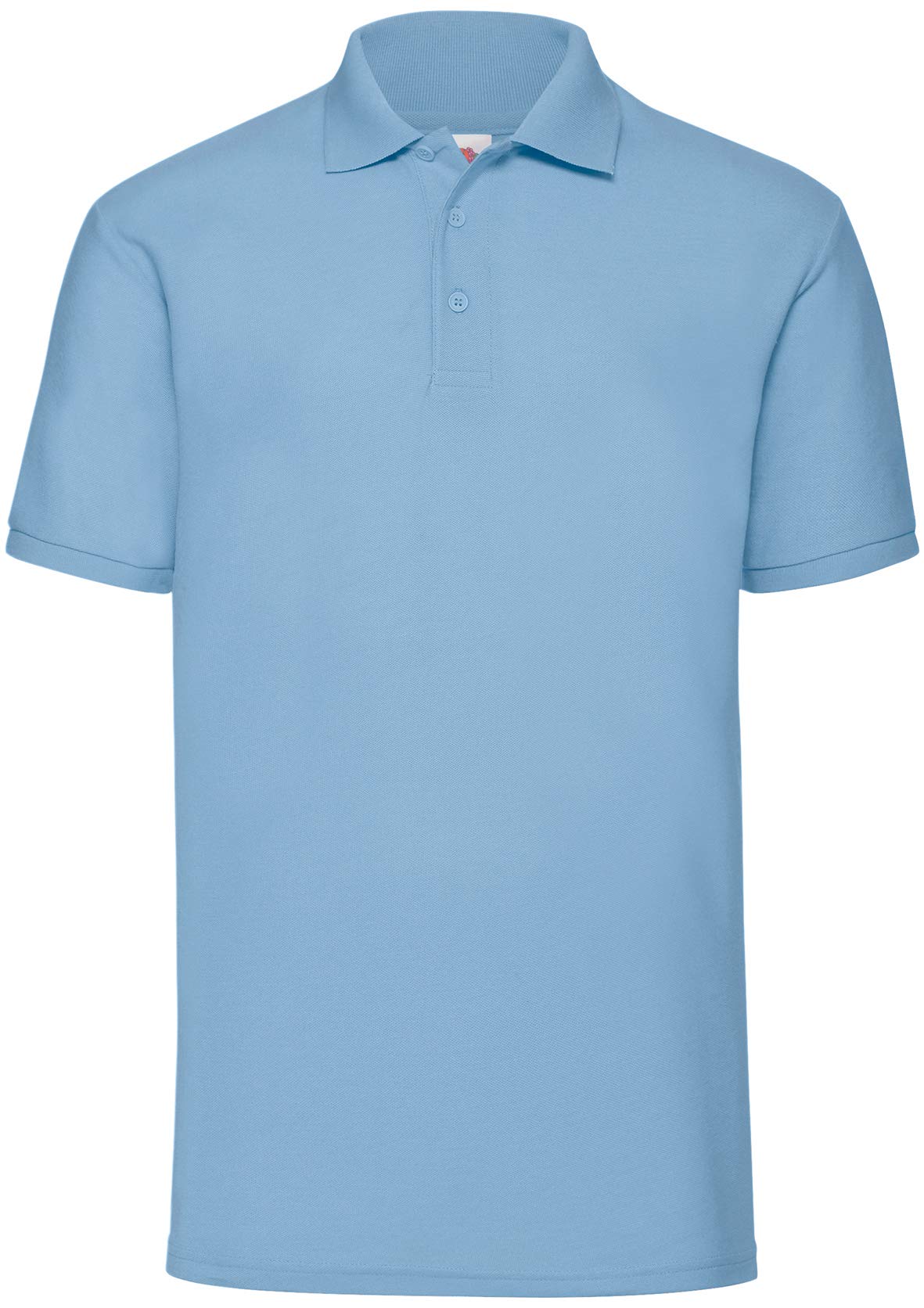 Fruit Of The Loom Men's Blue Premium Short Sleeve Polo Shirt - XXL