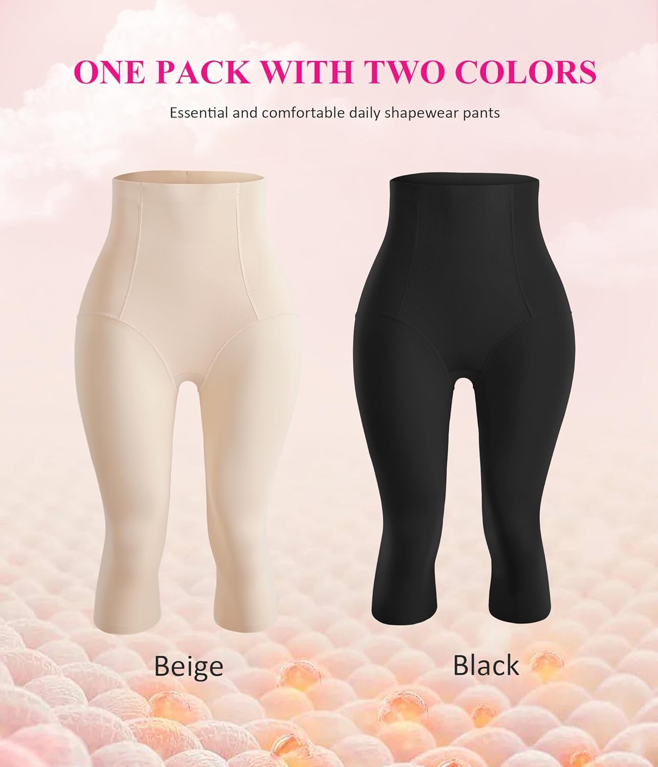 Nebility Compression Leggings for Women Seamless Shapewear Butt Lifting Panties Waist Trainer Tummy Control Thigh Body Shaper