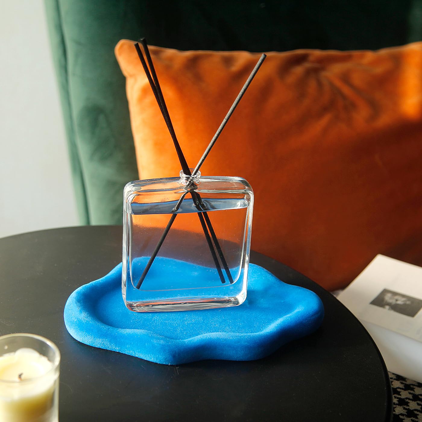 MDFAYE Jewelry Dish Trinket Tray for Women, Ring Dish Holder, Unique Cloud Shape Ceramic Plate Cute Things Vanity Aesthetic Room Decor Mother's Day Birthday ()