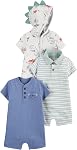 Simple Joys by Carter's baby-boys 3-Pack Rompers Romper