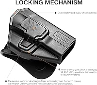 Vista 2 de Tactical Scorpion Gear Taurus Milenio G2 Modular Nivel II Retención Paddle Holster