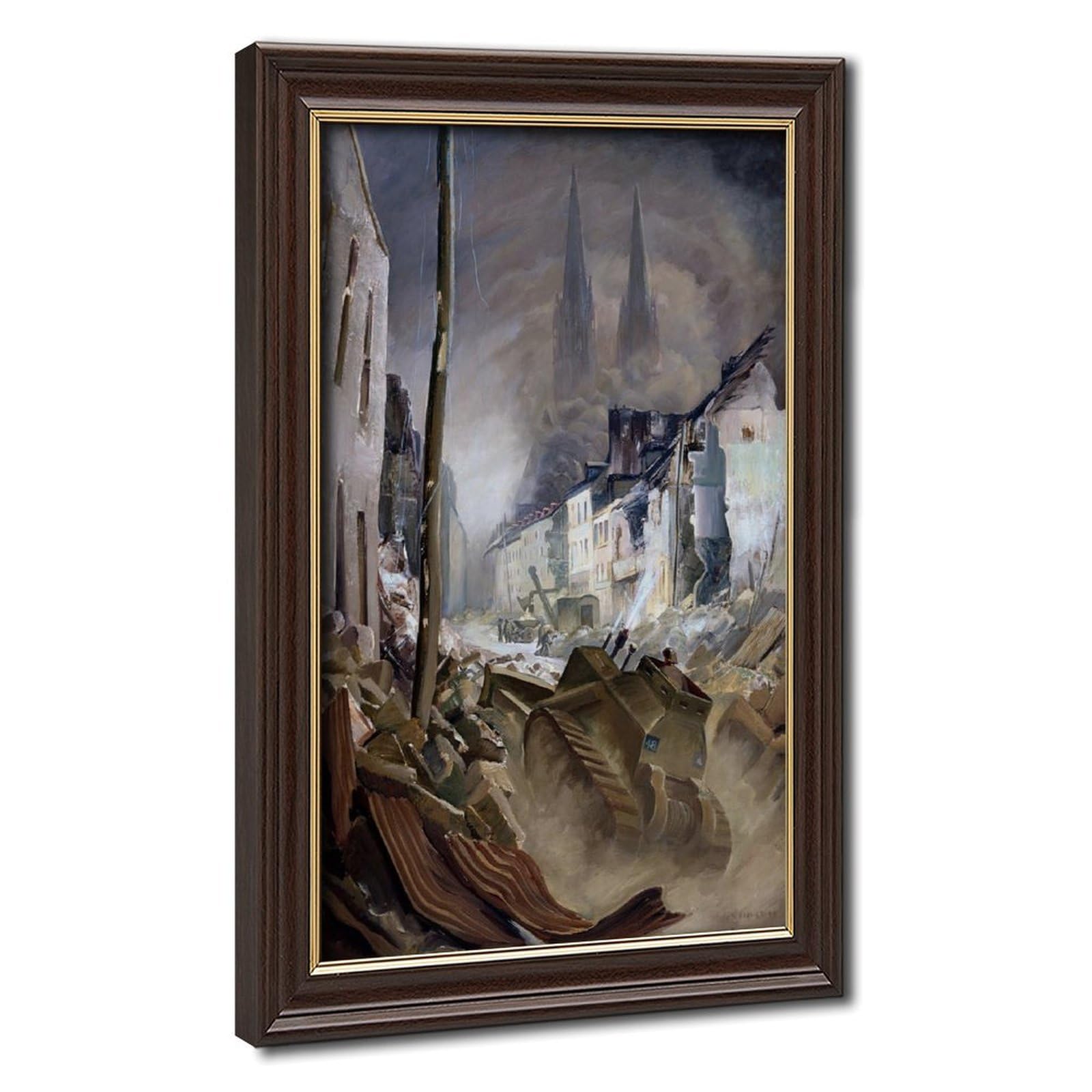 Toile ingénieurs Caen Orville Fisher 50x76 cadre inclus - 8