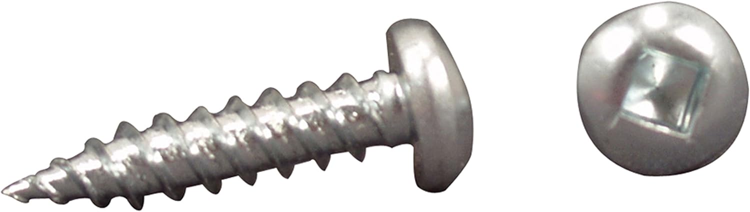 AP Products (012-PSQ500 8X1-1/2 Square Recess Pan Head Screw, (Pack of 500)