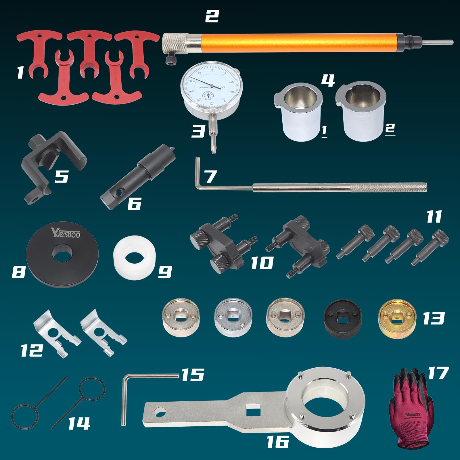 Piston Wind Back Tool Engine Camshaft Locking Alignment Timing Tool Kit ...