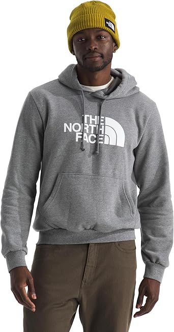 THE NORTH FACE Men's Evolution Half Dome Hoodie | Sweatshirt with 2 Piece Hood, Adjustable Drawcord, Kangaroo Hand Pocket