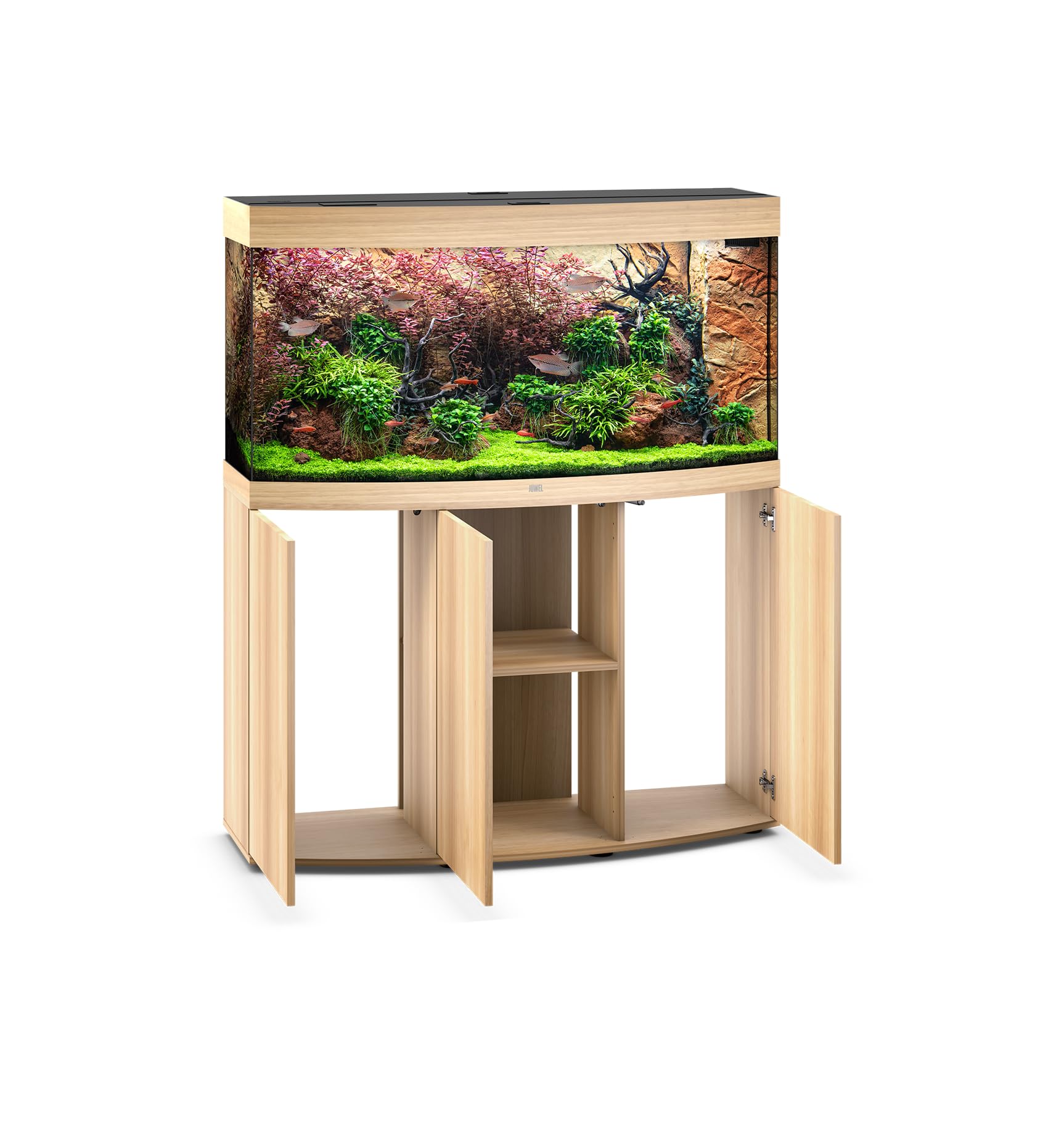 JUWEL Aquarium - Vision 260 Kombination Helles Holz Premium-Bundle