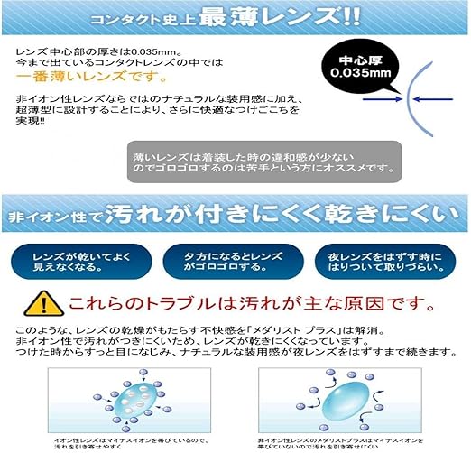Amazon メダリストプラス 8 7 Pwr 2 00 メダリスト ソフトコンタクトレンズ