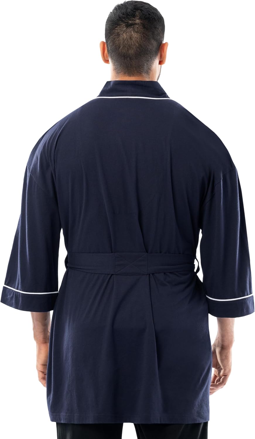 Fruit of the Loom Men's Jersey Knit Kimono Robe