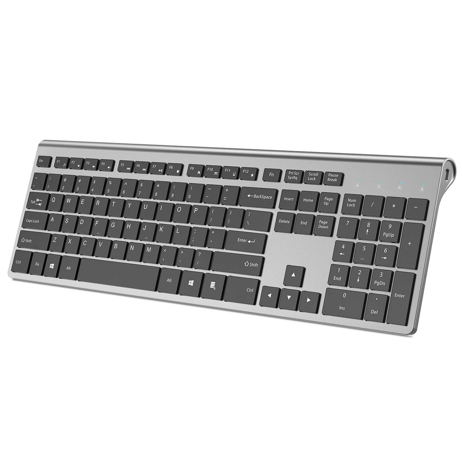 Buy J JOYACCESS Rechargeable Keyboard Wireless Slim and FullSized