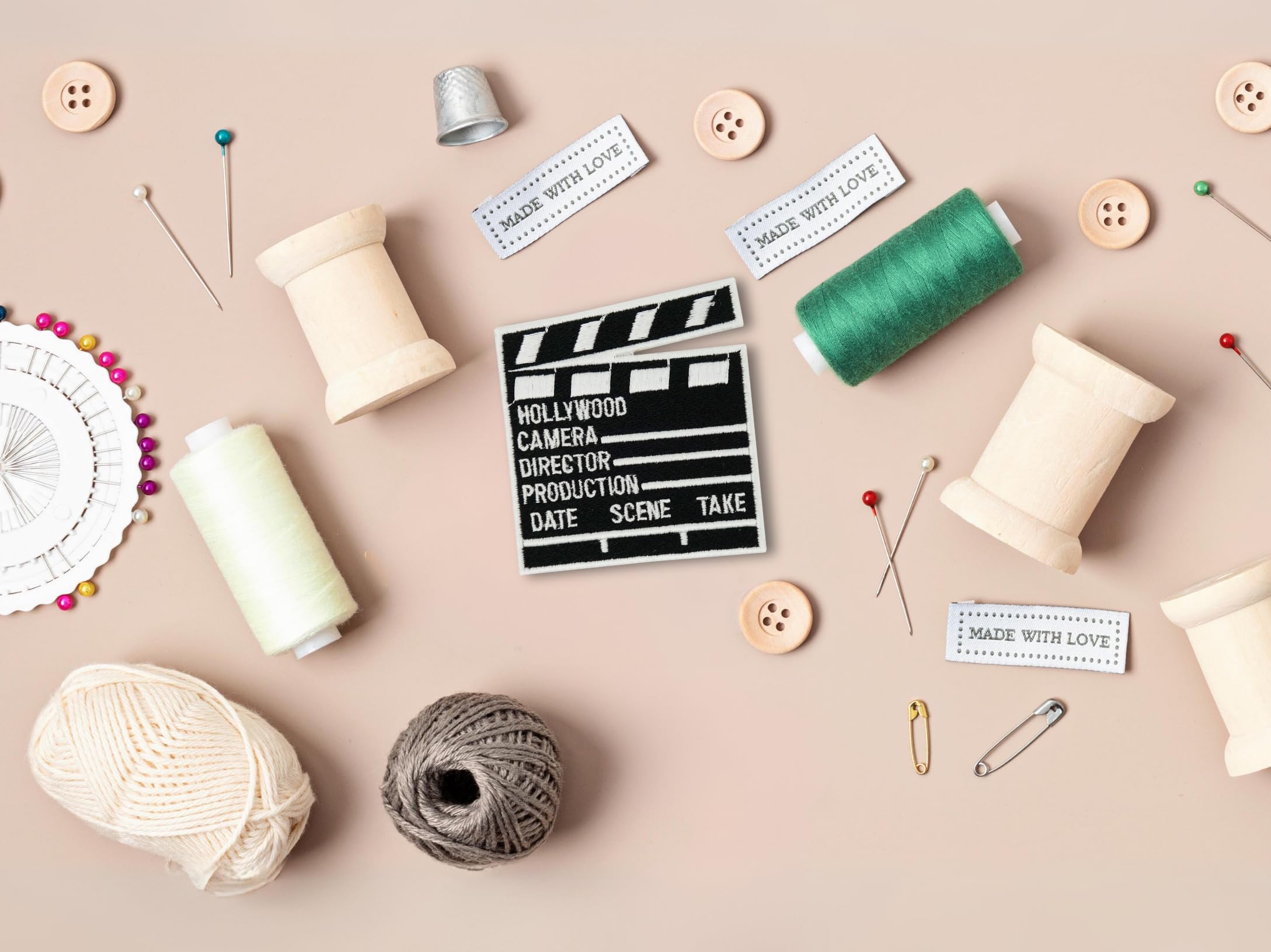 Hollywood Star film kleppatch om op te strijken, patches