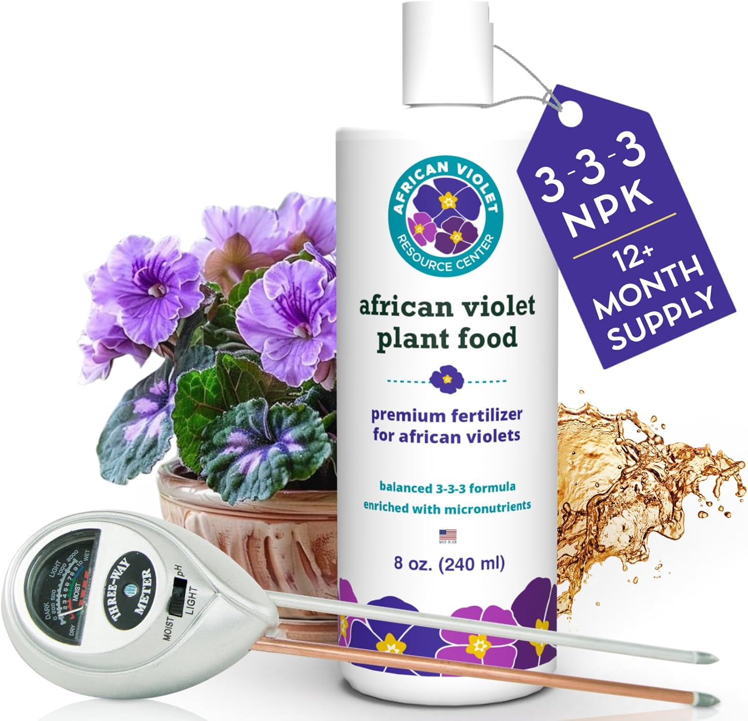 African Violet Care Bundle