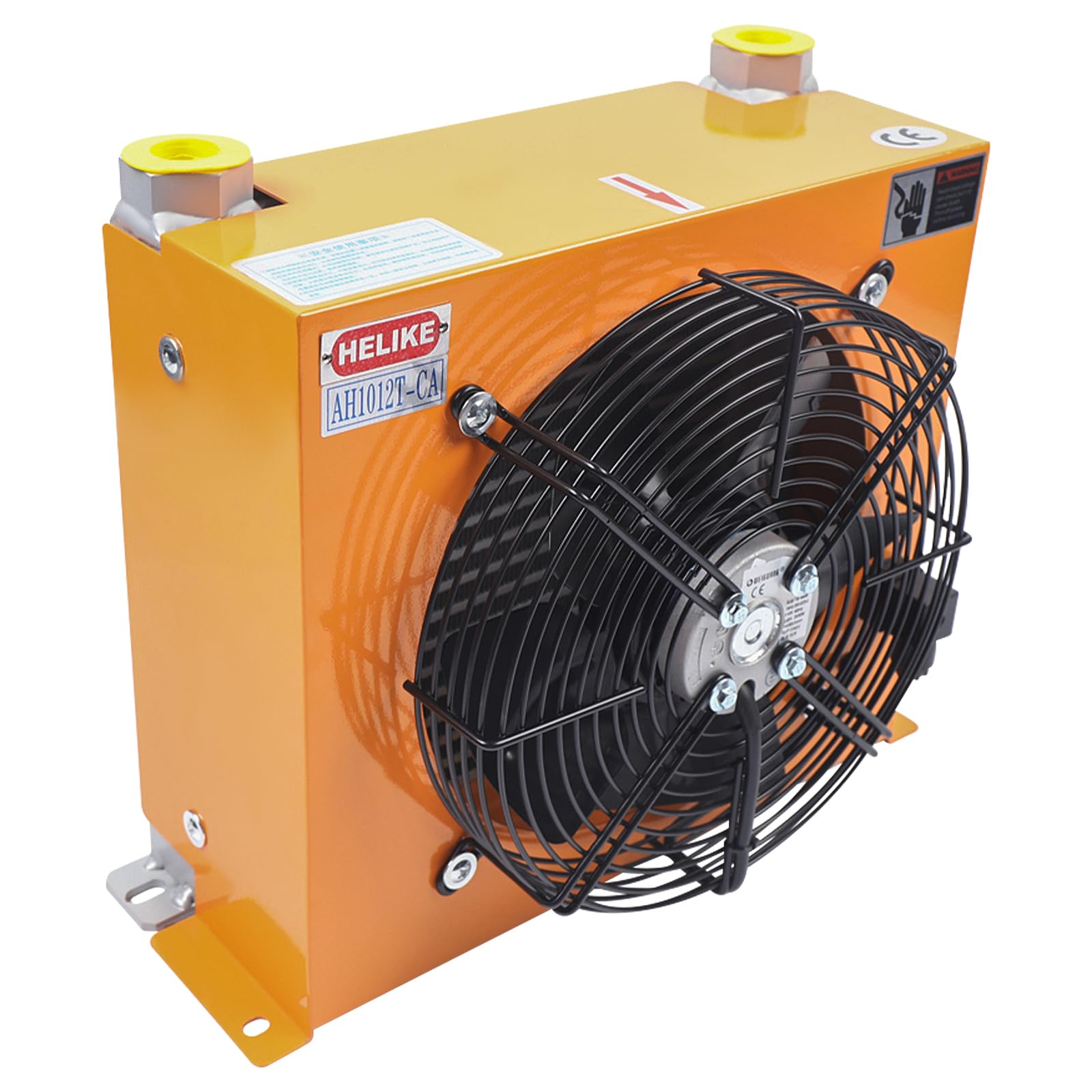 60W Hydraulic Oil Cooler 110V Fan Cooler AH1012T-CA 110V 60W 100L/Min Hydraulic Radiator Oil with Thermal Flow Fan Heat Exchanger for Construction Mobile Machines