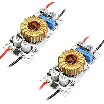 Heemol DC-DC Boost Converter Module 250 W 10 A Step-up Converter Constant Power Supply Module LED Driver Booster Module 2 Pieces