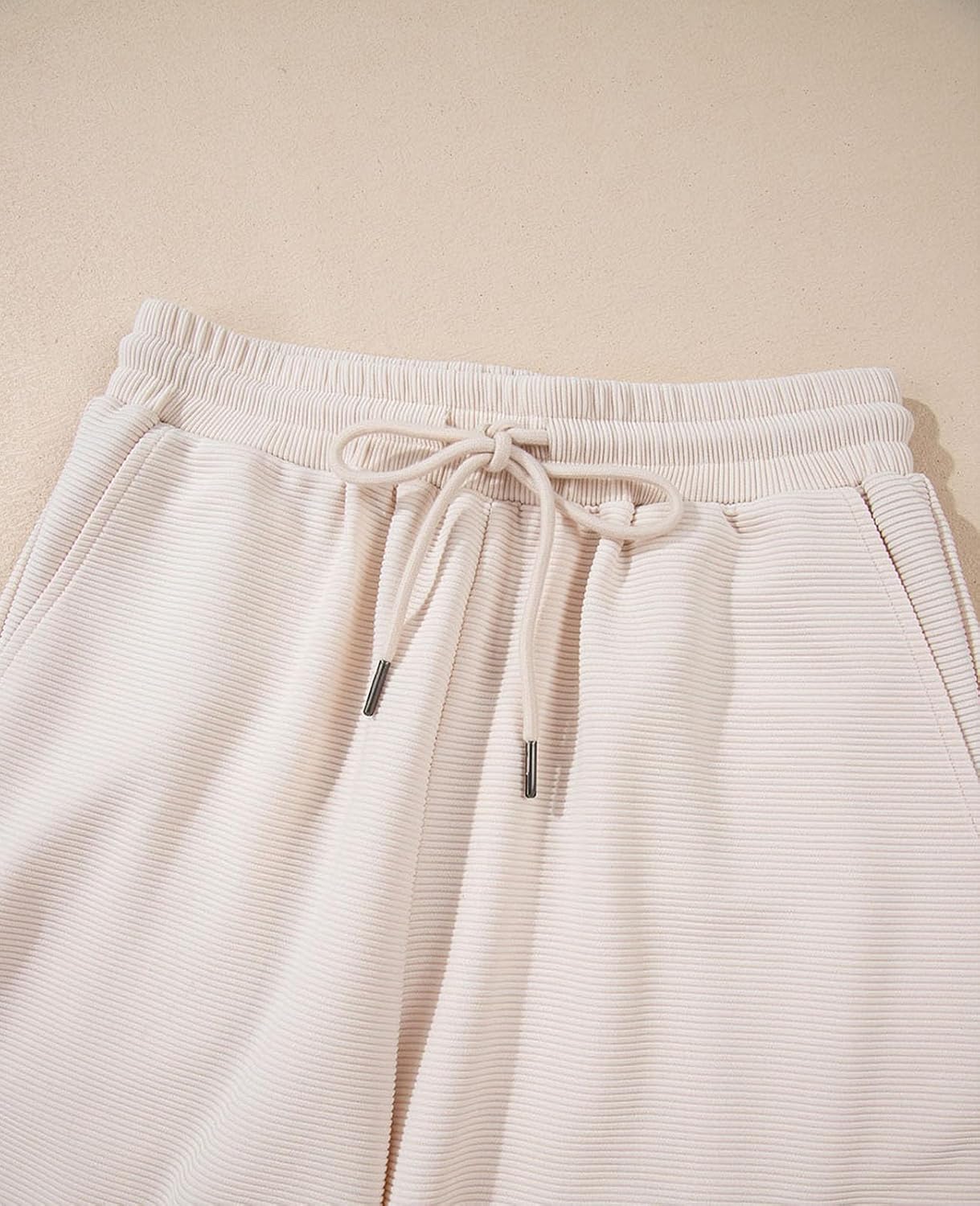 SELINK Two Piece Sets for Women Summer Outfits Ruffle Cap Sleeve Zip Top Wide Leg Pants Lounge Set Tracksuits - Image 6